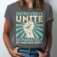 Introverts Unite Separately Introverted Antisocial Unisex Jersey T-Shirt