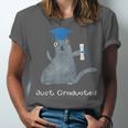Just Graduated Cat With Graduation Cap And Diploma For Men Women Girls Kids Unisex Jersey T-Shirt