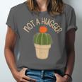Kawaii Grumpy Cactus Not a Hugger Plant Introvert Unisex Jersey T-Shirt Kawaii Grumpy Cactus Not a Hugger Plant Introvert Unisex Jersey T-Shirt