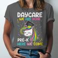 Kids Daycare Graduation Unicorn Last Day Of School Kids Unisex Jersey T-Shirt