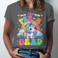 Kids Miss Pre-K Grad Graduation Cute Unicorn Rainbow Girls Unisex Jersey T-Shirt