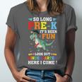 Kids So Long Pre-K Preschool Graduation Kindergarten Here I Come Unisex Jersey T-Shirt