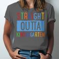 Kids STRAIGHT OUTTA KINDERGARTEN T-SHIRT FUNNY GRADUATION GIFT Unisex Jersey T-Shirt