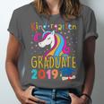 Kids Unicorn Kindergarten Graduation Graduate Shirt Unisex Jersey T-Shirt