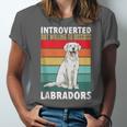 Labrador Retriever Introvert White Lab Unisex Jersey T-Shirt Labrador Retriever Introvert White Lab Unisex Jersey T-Shirt