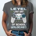 Last Days Of School Graduation Kindergarten Gamer Boys Kids Unisex Jersey T-Shirt