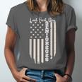 Last First Day Senior 2026 USA Flag Graduation Class Of 2026 Unisex Jersey T-Shirt