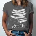 Let's Get Lit Books Unisex Jersey T-Shirt