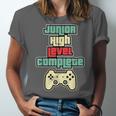 Level Complete Jr High School Graduation Grad SloganShirt Unisex Jersey T-Shirt