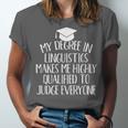 Linguistics Major Graduation Unisex Jersey T-Shirt