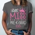 Little Miss Pre-K Grad Preschool Prek Graduation 2025 Unisex Jersey T-Shirt