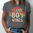 I Love 80’s Vibes Retro 80s Style Vintage Sunset Nostalgia Unisex Jersey T-Shirt I Love 80’s Vibes Retro 80s Style Vintage Sunset Nostalgia Unisex Jersey T-Shirt