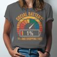 Low Social Battery Introvert Energy Unisex Jersey T-Shirt