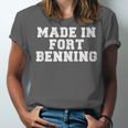 Made In Fort Benning Basic Training Recruit Graduation Unisex Jersey T-Shirt
