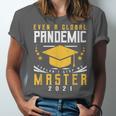 Master 2021 Graduation Graduate Masters Degree Unisex Jersey T-Shirt