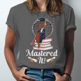 Mastered It Black Girl Masters Degree Graduation Black Queen Unisex Jersey T-Shirt