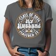Master's Degree Graduation My Husband Mastered It 2024 Unisex Jersey T-Shirt