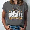 Masters Degree Survivor Graduation For MBA Graduate Unisex Jersey T-Shirt