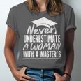 Master's Graduation Shirt For Women With Masters Degree Unisex Jersey T-Shirt