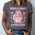 Middle School Level Complete Gaming Graduation Anime Girl Unisex Jersey T-Shirt
