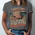 I Miss My Pre-Internet Brain Digital Nostalgia Retro Unisex Jersey T-Shirt