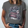 Morally Grey Book Club Floral Book Lover Graphic Unisex Jersey T-Shirt