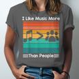 I Like Music More Than People Introvert Saying Quote Unisex Jersey T-Shirt I Like Music More Than People Introvert Saying Quote Unisex Jersey T-Shirt