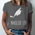 Nailed It Shirt Cute Graduation Grad Cap Unisex Jersey T-Shirt