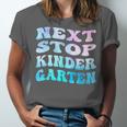Next Stop Kindergarten Groovy Graduation Last Day Of School Unisex Jersey T-Shirt