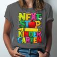 Next Stop Kindergarten Preschool Graduation 2023 Boys Girls Unisex Jersey T-Shirt