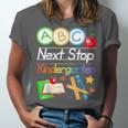 Next Stop Kindergarten Preschool Graduation 2025 Boy Girl Unisex Jersey T-Shirt