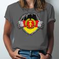 Nostalgia Chest Flag GDR Unisex Jersey T-Shirt Nostalgia Chest Flag GDR Unisex Jersey T-Shirt