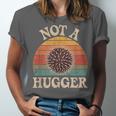 Not A Hugger Retro Sea Urchin Sarcastic Introvert Unisex Jersey T-Shirt Not A Hugger Retro Sea Urchin Sarcastic Introvert Unisex Jersey T-Shirt