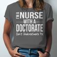 Nurse PhD Doctorate Graduation Doctor Nursing Practice Unisex Jersey T-Shirt