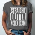 Nurse The Straight Outta NCLEX Graduation RN Gift Tshirt Unisex Jersey T-Shirt