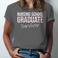 Nursing School Survivor Graduation T-Shirt Unisex Jersey T-Shirt