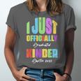 I Officially Graduated Kindergarten Graduation Class Of 2022 Unisex Jersey T-Shirt