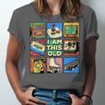 I Am This Old Retro Vintage Nostalgia 80s 90s Cassette Tape Unisex Jersey T-Shirt I Am This Old Retro Vintage Nostalgia 80s 90s Cassette Tape Unisex Jersey T-Shirt