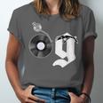 Old School Dad OG Hip Hop Head Vinyl Retro 80s90s Nostalgia Unisex Jersey T-Shirt