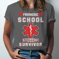 Paramedic School Graduation Shirt Survivor Unisex Jersey T-Shirt