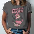 Party Hard Comfortable Stay At Home Introvert Unisex Jersey T-Shirt Party Hard Comfortable Stay At Home Introvert Unisex Jersey T-Shirt