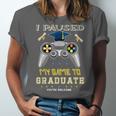 I Paused My Game To Graduate Class Of 2023 Gamer Graduation Unisex Jersey T-Shirt