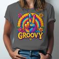 Peace Sign Groovy Vibes Costume Nostalgia Tie Dye Fashion Unisex Jersey T-Shirt