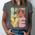 Peace Sign Love Groovy Vibes Costume Nostalgia 1980s Fashion Unisex Jersey T-Shirt
