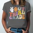 Peace Out Third 3rd Grade Graduation Graduate Class Of 2025 Unisex Jersey T-Shirt