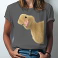 Peking Duck Peeking Chef Graduation Farm Duck Lover Unisex Jersey T-Shirt
