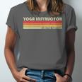 Personal Christmas Retro Vintage Graduation Yoga Instructor Job Title Profession Birthday Worker Unisex Jersey T-Shirt