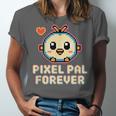 Pixel Art Pet Y2K Retro Vintage Digital Nostalgia Y2K Tech Unisex Jersey T-Shirt