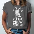 Please Chew Quieter Introvert Quietness Silence Lover Unisex Jersey T-Shirt Please Chew Quieter Introvert Quietness Silence Lover Unisex Jersey T-Shirt