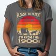 Please Be Patient I'm From The 1900s Sunset Vintage Wagon Unisex Jersey T-Shirt